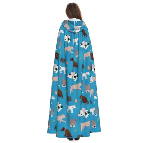 Capas de fiesta con capucha envolvente y estampado resistente para disfraces 4
