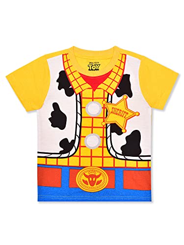 Image of Disney Cars Mickey Mouse Monsters Inc. Toy Story Boys Short Sleeve T-Shirt and Shorts Set for Toddler Little to Big Kids