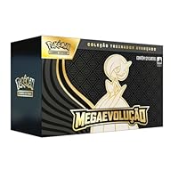 Pokémon TCG, Treinador Avançado Expansão Megaevolução ME01, Estampas Ilustradas com Mega Lucario ex e Mega Gardevoir ex