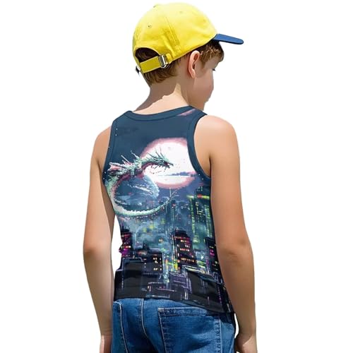 Tank Tops for Boys Casual Stylish Sleeveless Shirt Kids Lightweight Comfy Summer Basic Soft Workout Outfits3