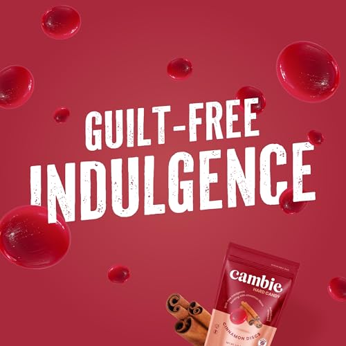 Image of Cambie Sugar Free Hard Candy, 1 lb of Sugar Free Candy Individually Wrapped, Cinnamon (Pack of 3)