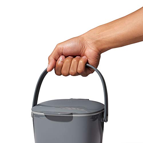 OXO Good Grips Easy-Clean Compost Bin, 0.75 Gal, Charcoal - image 7