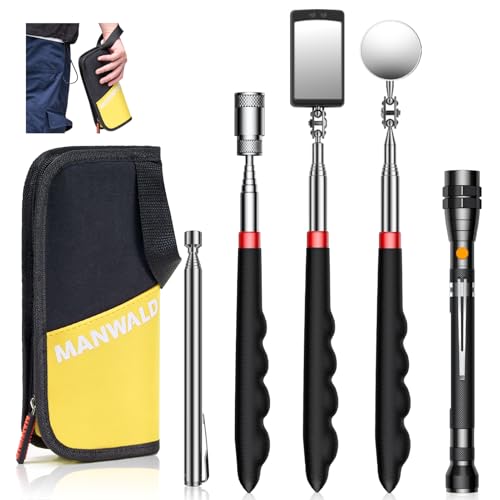 Telescoping Magnetic Pickup Tool Set with Portable Bag - image 1