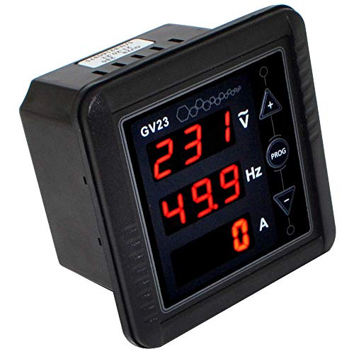 Bingfang-W Tools Gv23 Generator Digital Meter Ac Voltage Frequency Current Meter Tester Panel Boat #TOP1