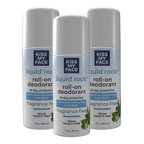 Desodorante Kiss My Face Liquid Rock Roll-On 3 Unidades miniatura 1