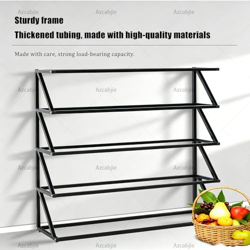 Estantería para frutas y verduras Brown-5floors de gran capacidad con cestas extraíbles 3