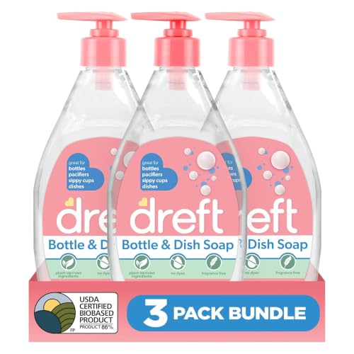 DREFT Bottle and Dish Soap | Made to Clean Baby...