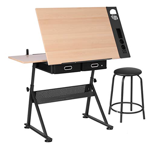 VIVOHOME Adjustable Height Art...