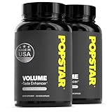 POPSTAR Labs Semen Volume Booster - Men's Semen Health & Fertility Supplement - Doctor Formulated to Increase Load Volume - Made in USA - Non-GMO, Organic, Vegan - 240 Capsules - (2 Month Supply)