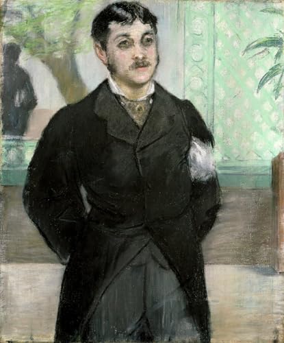 Affiche toile Édouard Manet Portrait de M Gauthier lathuille grand format 60x90cm pour mur