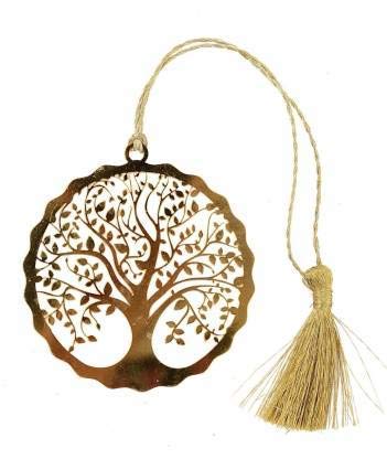 Guruji Divinity Metal Bookmark with Tassel (Tree of Life)