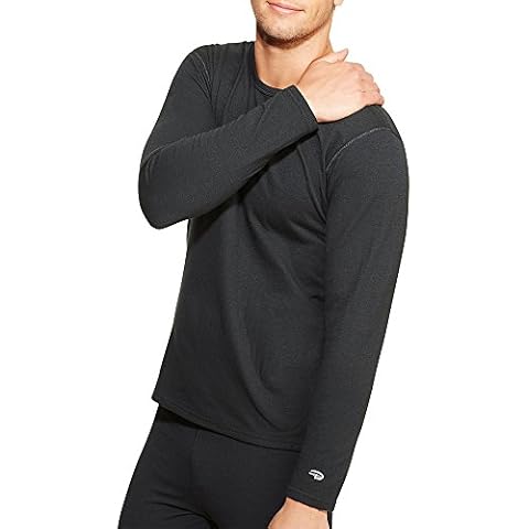 Duofold Men's Heavyweight Double-Layer Thermal Shirt, Black, XL Cover