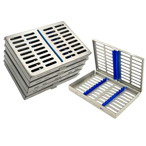 Set of 5 Sterilization Cassettes for 10 Instrument Simultaneous Sterilization