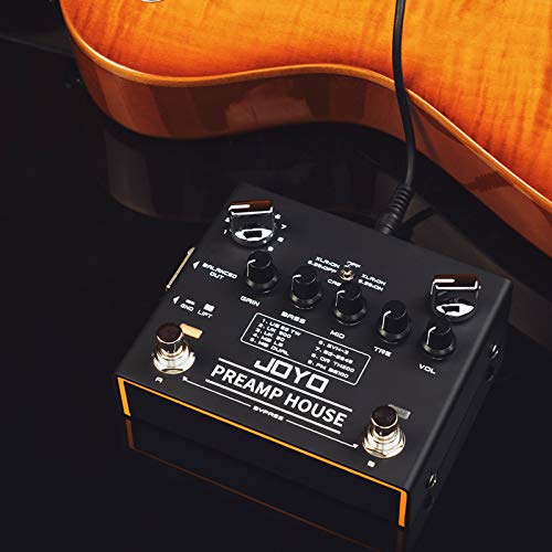 JOYO R-15 Preamp House Multi Pedal, Distortion and Clean Pedal, 9