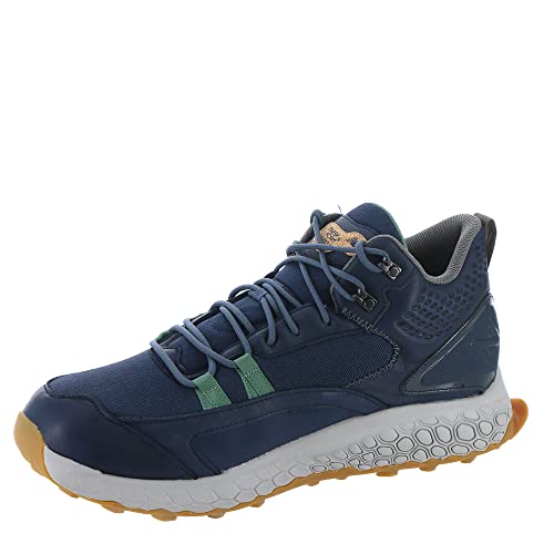 New Balance Men's Fresh Foam X Hierro V1 Mid-Cut Trail Running Shoe, Natural Indigo/Eclipse/Jade, 8.5 Medium US