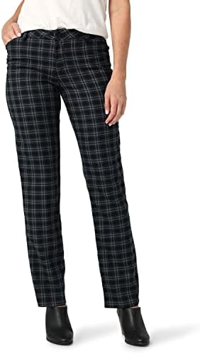 Lee Womens Wrinkle Free Relaxed Fit Straight Leg Pant