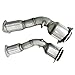 YWEISPART Pair Front Left Right Catalytic Converters for Porsche Cayenne 4.8L V8 2007-2010 955113021CX 95511302130 955113022CX