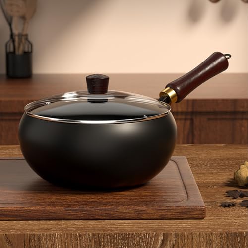 Wok de Acero al Carbono estilo Japonés 8-11 pulg con Tapa miniatura 6