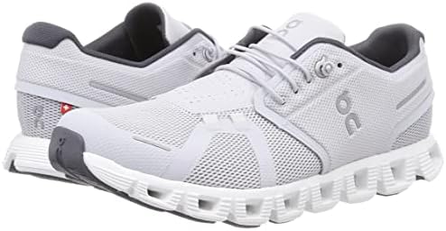 On Men's Cloud 5 Sneakers, Glacier/White, 8 | Image 7