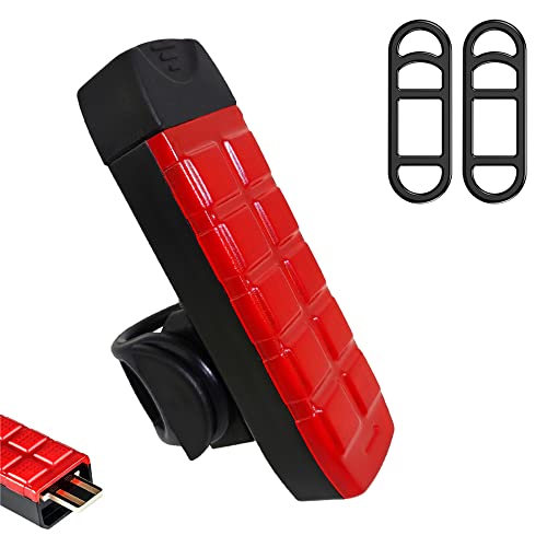 Lumiere Velo à LED,Feu arrière de vélo Rechargeable USB Super Lumineux de 100 lumens,Lumière de sécurité pour vélo étanche IPX4,Batterie Rechargeable intégrée de 680 Mah pour Tous Les Types de vélos Cover