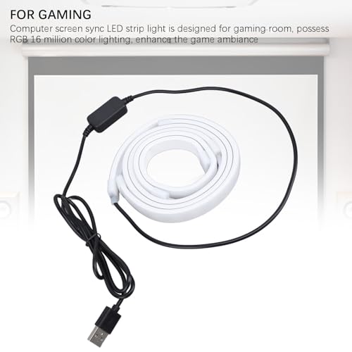 Tira LED RGB para TV Asixxsix de 24 pulgadas USB miniatura 6