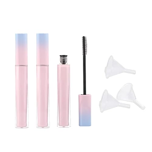 3 tubos de varita de pestañas de 0.2 fl oz, botellas de rímel rellenables, tubos de rímel vacíos, botellas de crema para pestañas con embudos