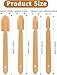 Generic Caulking Tools Set - 4 Size Rubber Spreader Spatulas Applicator - Water Resistant - Clear