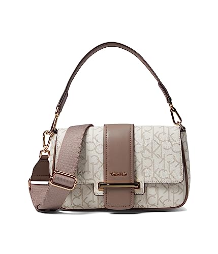 Calvin Klein Nadine Signature Demi Vanilla/Khaki/Cocoa PROCESSING PROCESSING