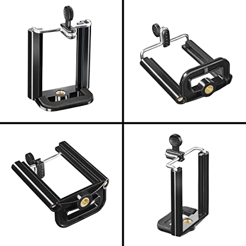 Mantona Quick & Easy 85 Smartphone Holder Universal Mobile Phone Holder for iPhones and Smartphones with 55-85 mm Width - Image 4