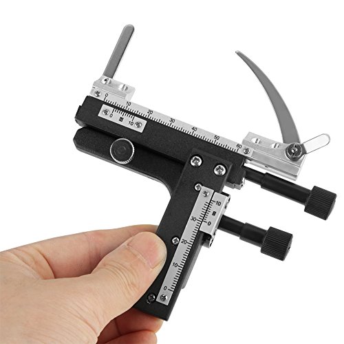 Calibrador mecánico ajustable para microscopio miniatura 6