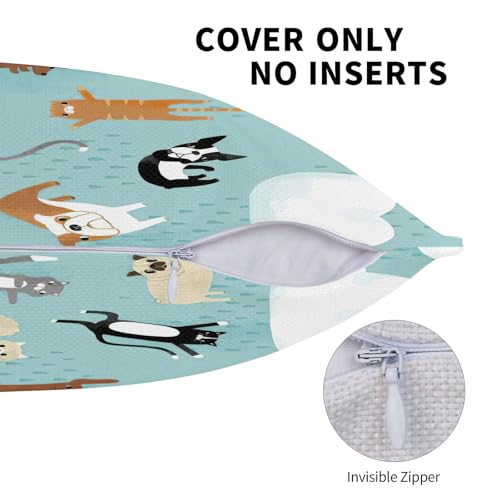 Housses de coussin chat et chien EdWal pour décorer le lit - 6