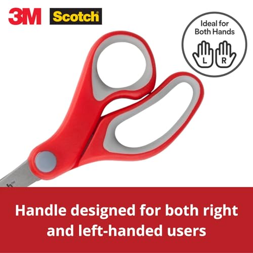 Image of 3M Scotch Combo Pack - Transparent Packing Tape (24mm, 3-Inch Core) + Multi-Purpose Scissors (6 inch) + Double-Sided Foam Tape (2.4cm x Ideal for Packaging, Crafting & Office Use