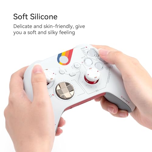 Image of GeekShare Thumb Grip Caps for Xbox One Controller,Anti-Slip Joystick Cover Set Silicone Thumbstick Caps Compatible with Xbox Series X - 4PCS - Starry Sky