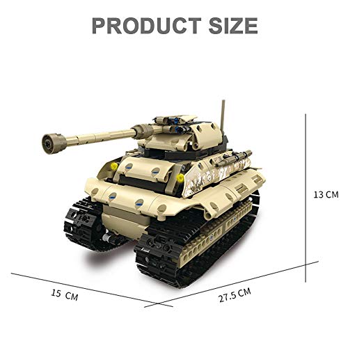 image for QiQing Tank Building Set of Heavy Tracked Toy Tanks Model for Boy Chil