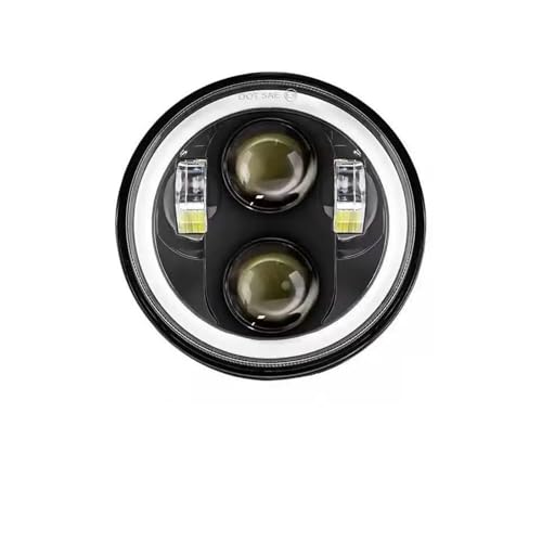 Phare de moto LED bicolore 5,75" pour remplacer l'optique d'origine Sportster 883 et Dyna