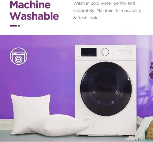 Adam Home Cushion Inserts 45cm x 45cm (18" x 18" inches) Quick Rebound Fluffy White Cushion Inner, Perfect Hollowfibre for Sofa Cushion Pads (Pack of 4) 8 Adam Home Cushion Inserts 45cm x 45cm (18" x 18" inches) Quick Rebound Fluffy White Cushion Inner, Perfect Hollowfibre for Sofa Cushion Pads (Pack of 4) - Image 8