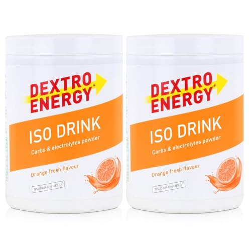 Isotonisches Getränkepulver von Dextro Energy Iso Fast Orange Fresh 440g (2er Pack)