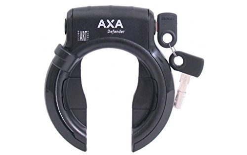 Axa Defender mit RL 100 FahrradSchloss schwarz, Einheitsgr&ouml;&szlig;e
