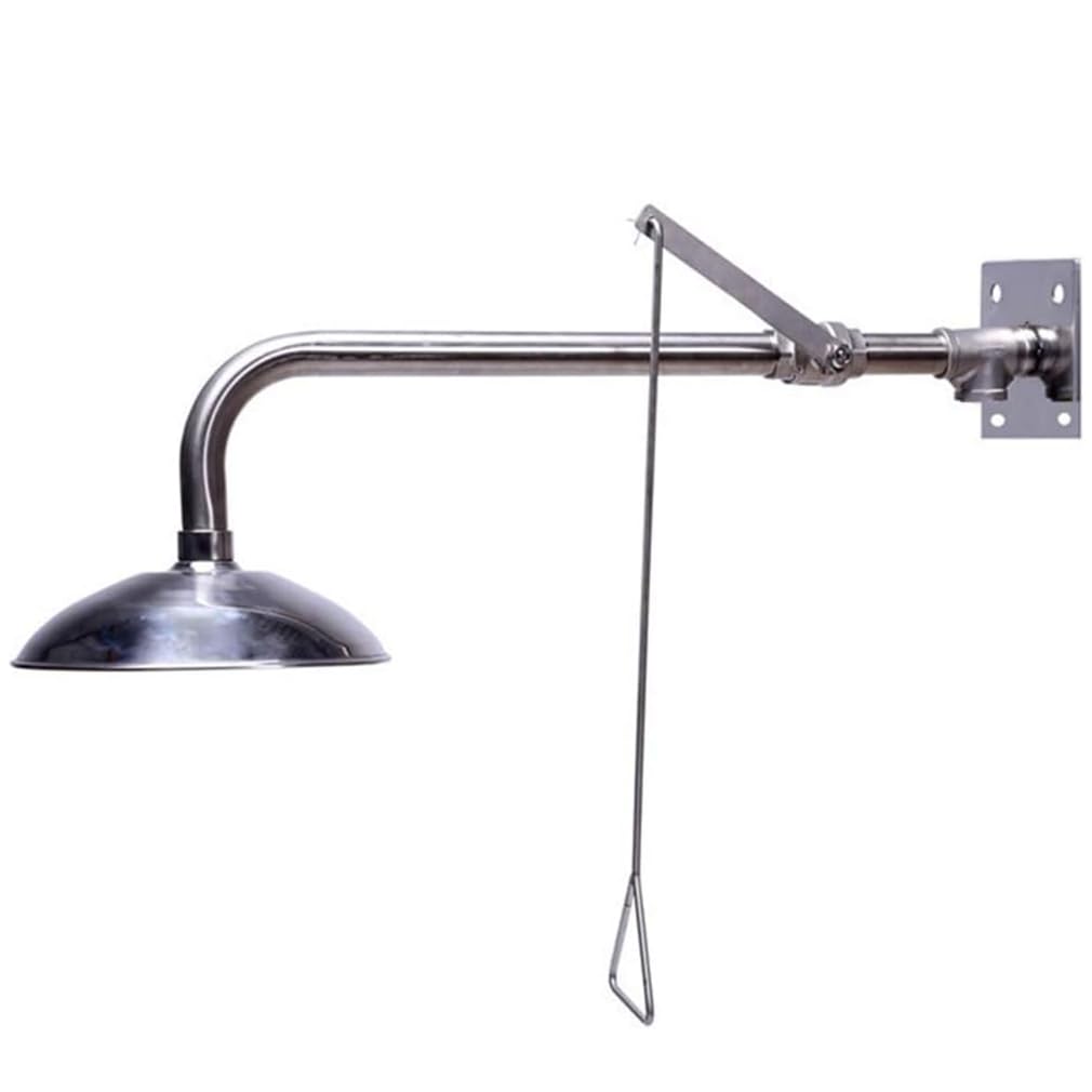 Station de lavage oculaire pour douche, Douche oculaire et douche d'urgence murale en acier inoxydable 304 for laboratoires industries
