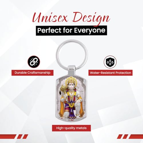 Image of Stylish Metal Keychains with Permanent Glossy Print - Inspirational Quotes & Spiritual Designs - Perfect Key chains for loved ones, Personal Use, Gifts & Return Gifts