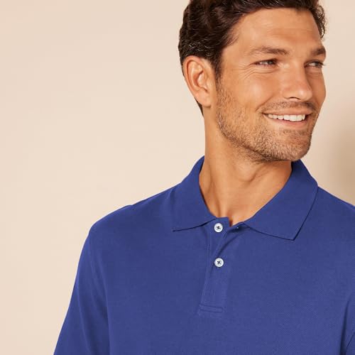 Image of Amazon Essentials Men's Slim-Fit Short-Sleeve Cotton Pique Polo Shirt