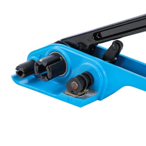 KATSU Manuelles Umreifungsgerät, für 11mm-19mm Breite PP/PET Kunststoffspanner Umreifungsband Kit, Palette Bandspanner Umreifung Bebänderung Spanngerät Handversiegelungsspanner
