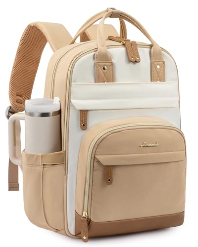 Image of LOVEVOOK Laptop Backpack for Women, Travel Backpacks Work Anti-Theft Bag, Backpack Purse, Conputer bags with USB, Waterproof