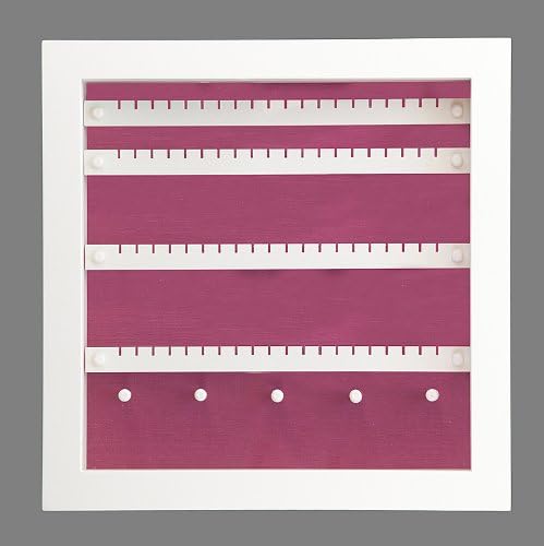 Izzy Jewel Box White Wall-Mounted Medium Earring Box