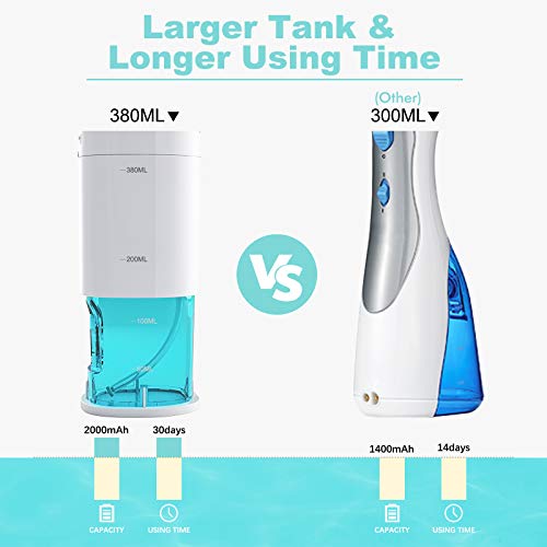 image for homgeek Cordless Water Flosser,Upgraded Professional Dental Oral Irrig