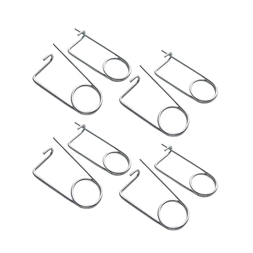 ZRuiYFFS Brooch Steel Spring Pins 3x40mm 8-Pack