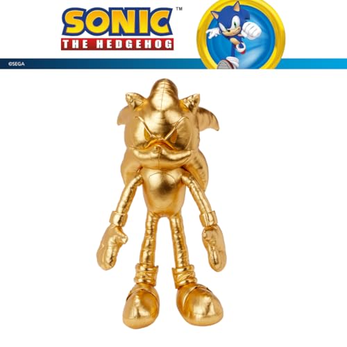 Image of Franco Sonic The Hedgehog Anime 24K Gold Kids Bedding Super Soft Plush Cuddle Pillow Buddy, One Size, (Officially Licensed Product), (Pack of 6)