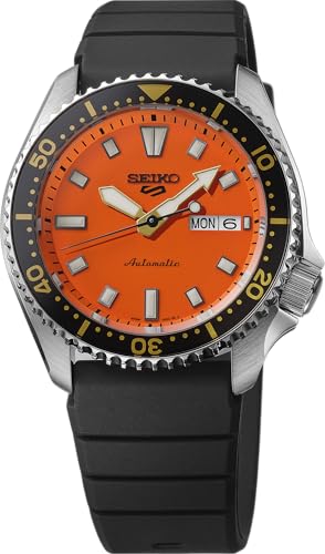Image of SEIKO 5 Sports Men's Automatic Watch with Stainless Steel Case and Luminous Hands - Stylish Wrist Watches