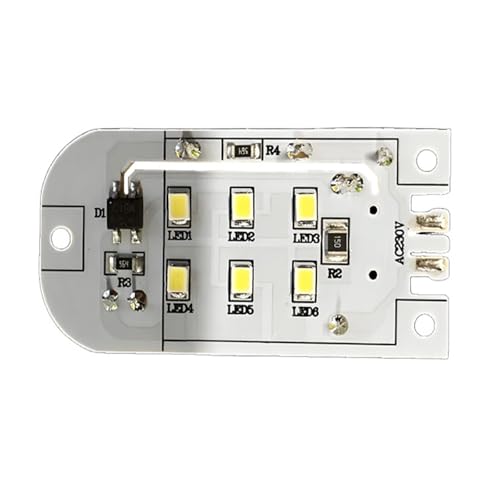WZBHCZLJ Luz LED eficiente de repuesto para electrodomésticos de cocina, luz de reparación profesional, textura de PCB para modelo de refrigerador