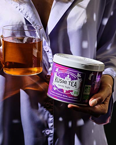 Kusmi Tea - biologische kruidenthee Lovely Night - melange van planten en specerijen met de smaak van peer… - Afbeelding 3